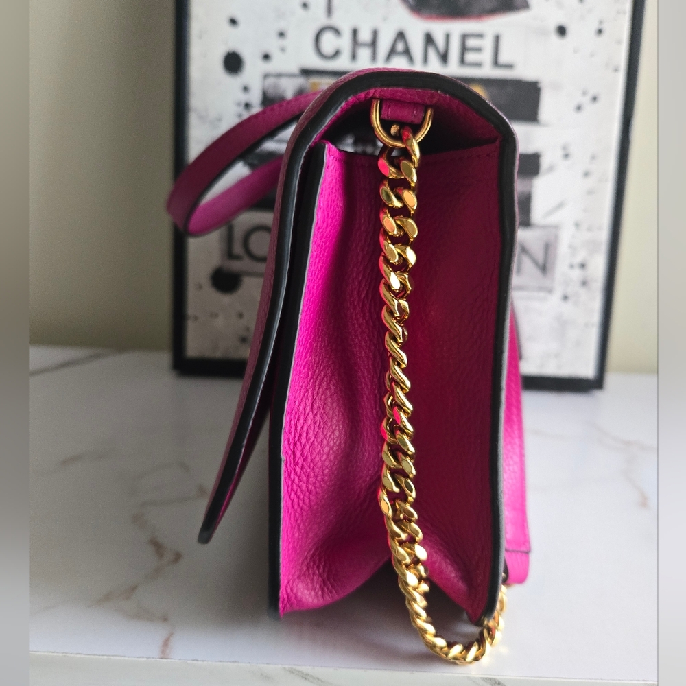 Versace Virtus Leather Crossbody Bag - Picture 2 of 14